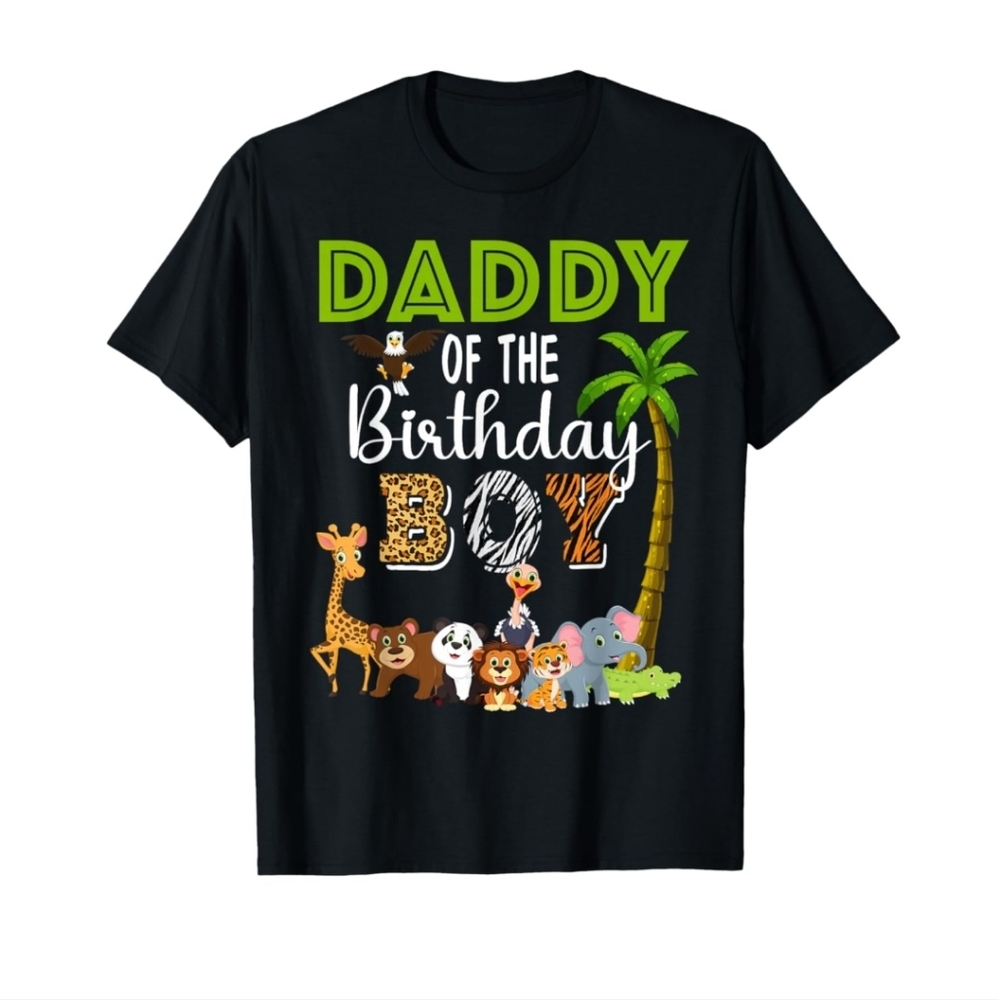 Dad's Black Graphic T-Shirt